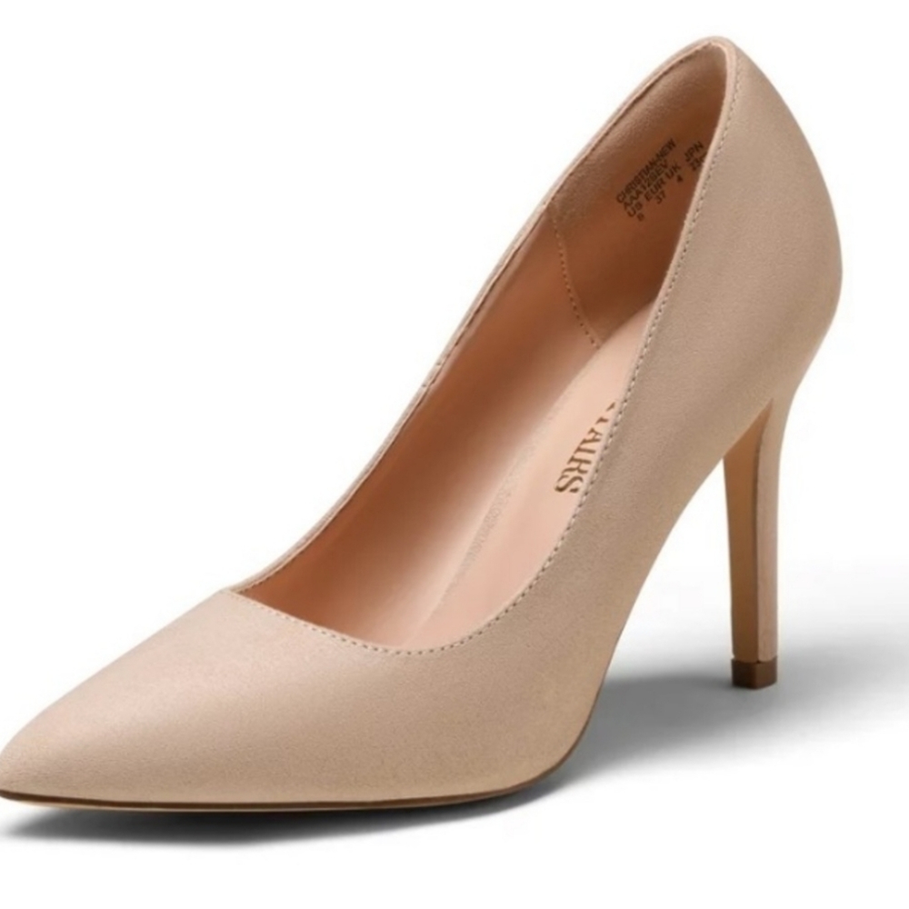 Dream Pairs Cream Pointed Toe High Heels Size 6.5